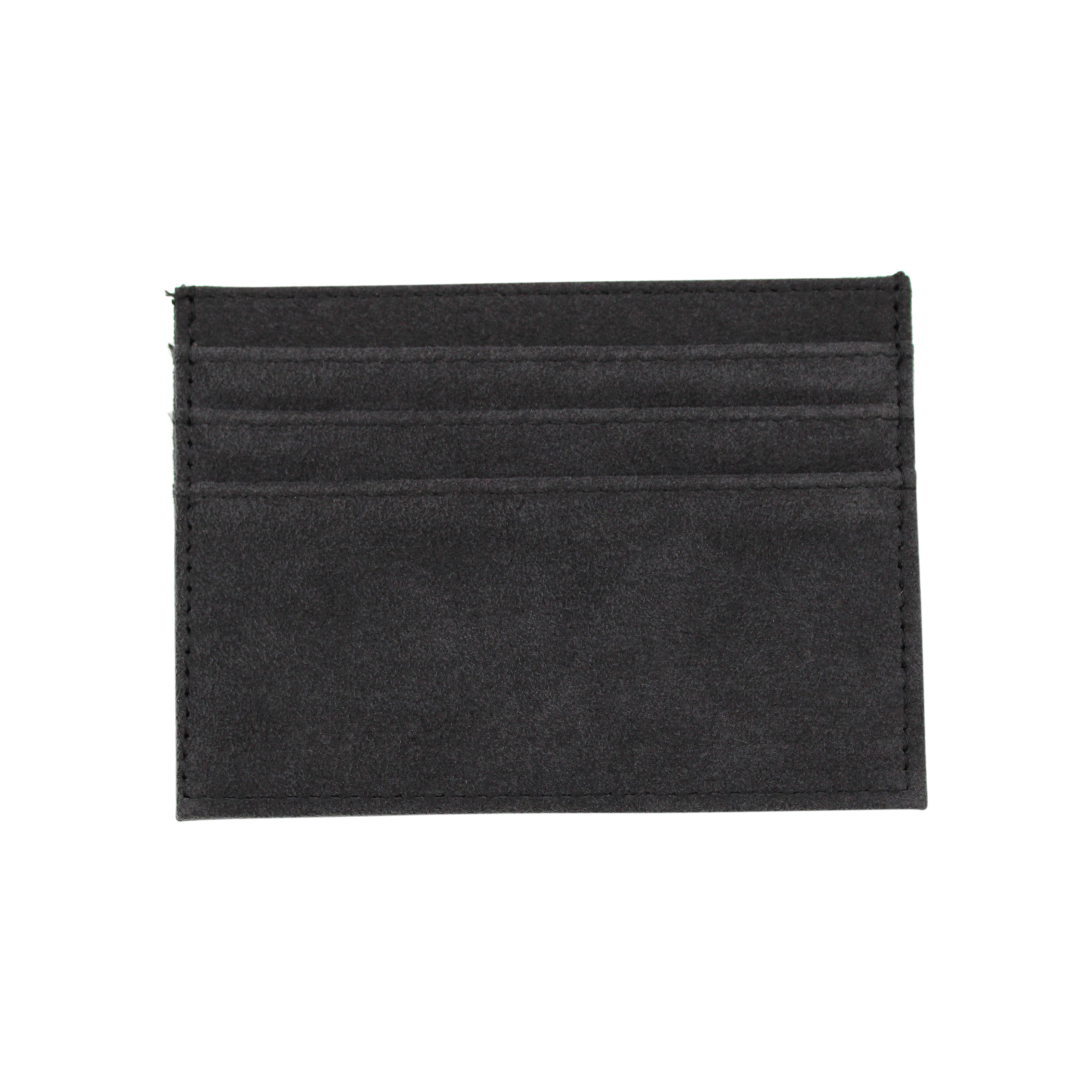 PROTARA Alcantara card holder- Midnight Jet Black