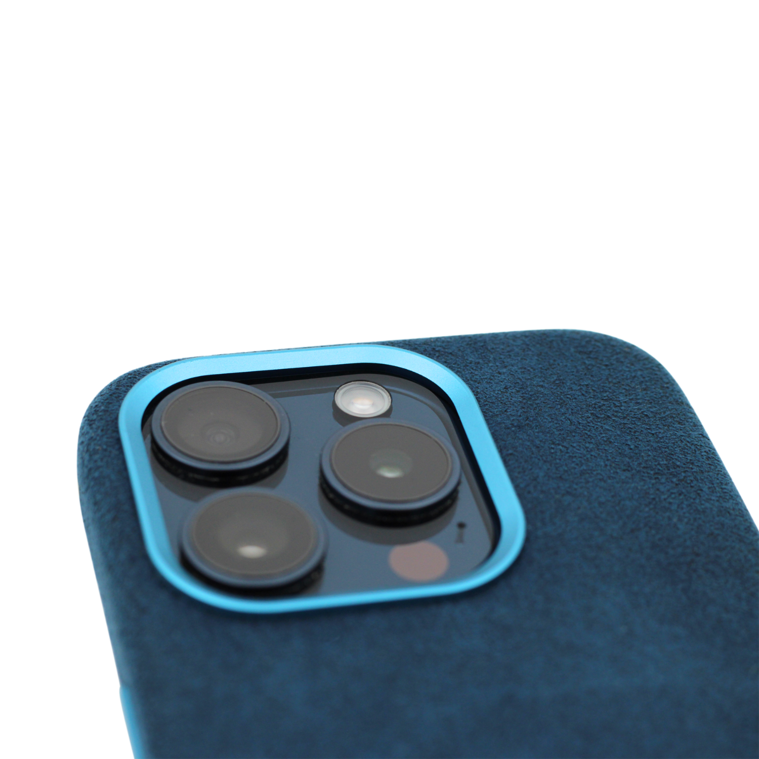 PROTARA Alcantara iPhone 16 Pro Case - Ocean Voyage Blue
