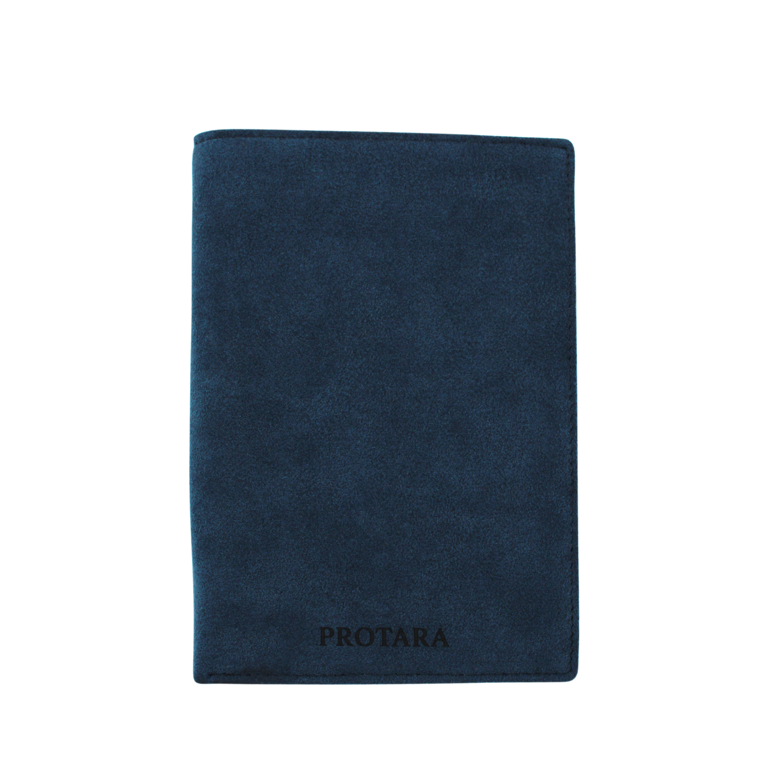 PROTARA Alcantara passport holder - Ocean Voyage Blue