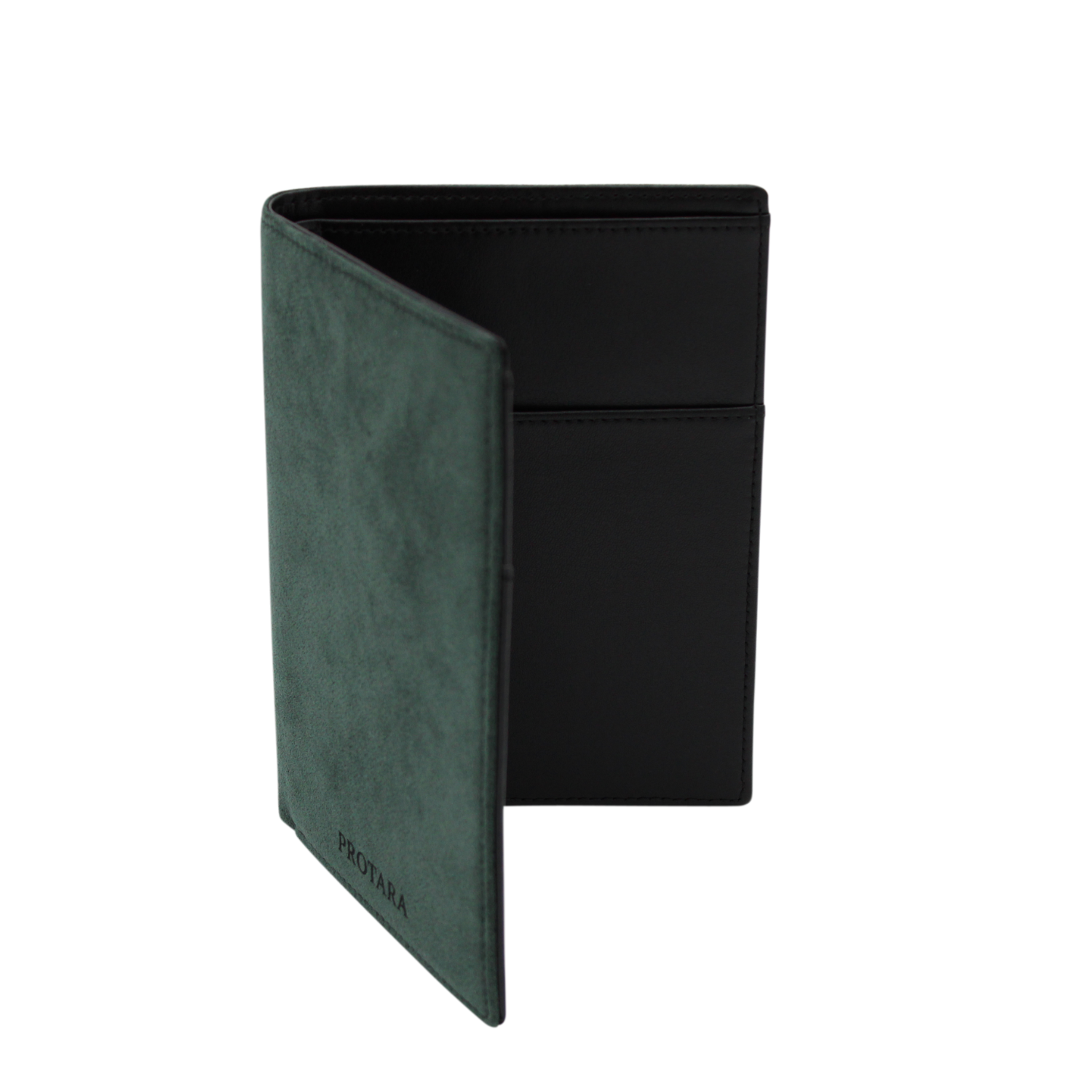 PROTARA Alcantara passport holder - Expedition Green