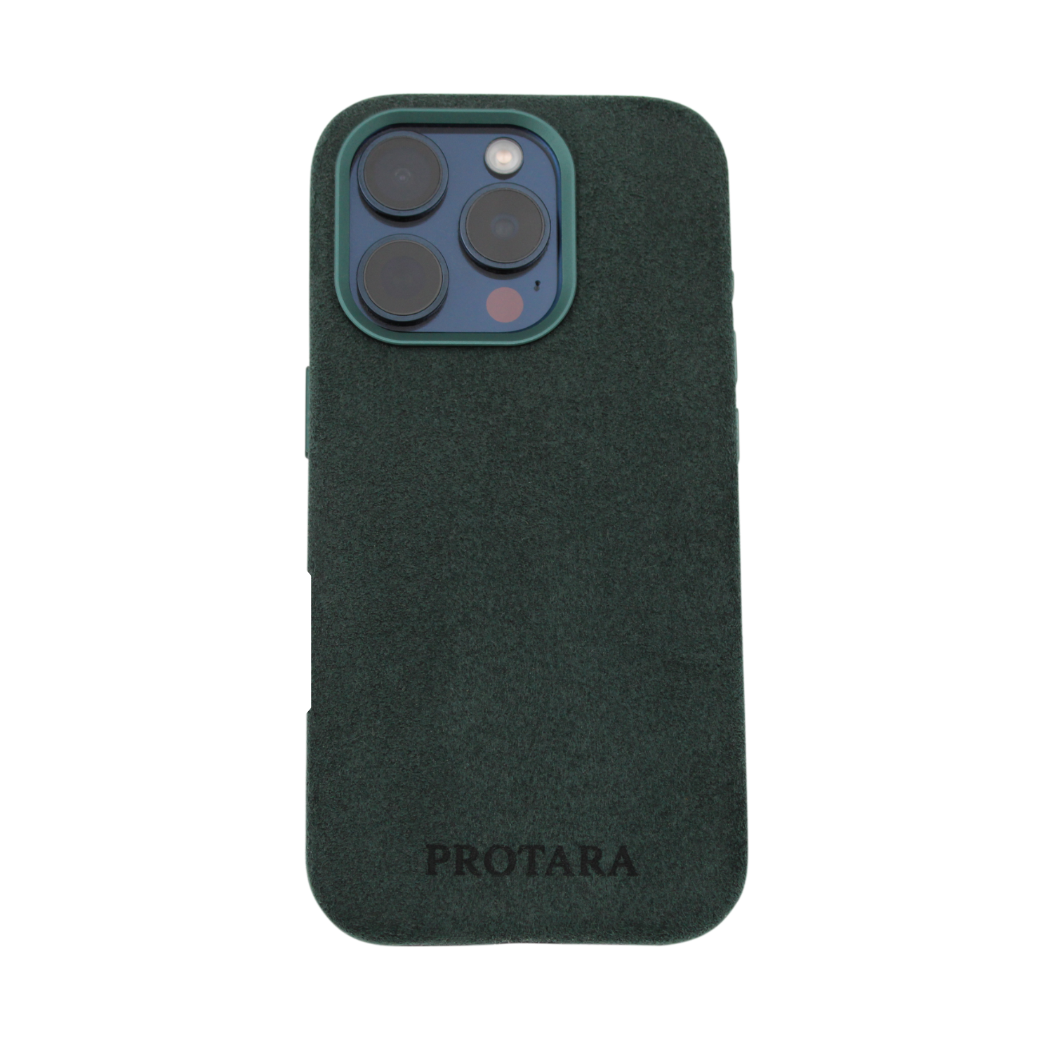 PROTARA Alcantara iPhone 16 Pro Case - Expedition Green