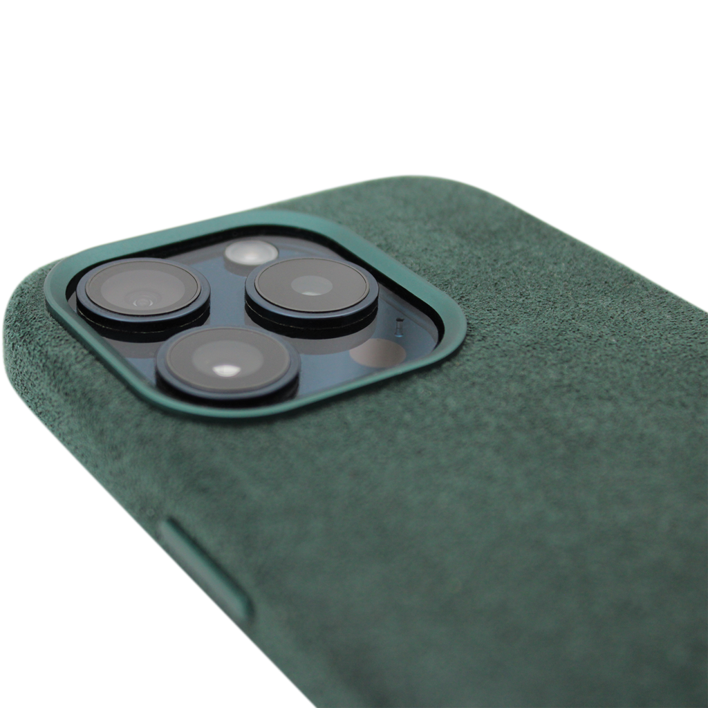 PROTARA Alcantara iPhone 14 Pro Case – Expedition Green