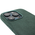 PROTARA Alcantara iPhone 14 Pro Case – Expedition Green