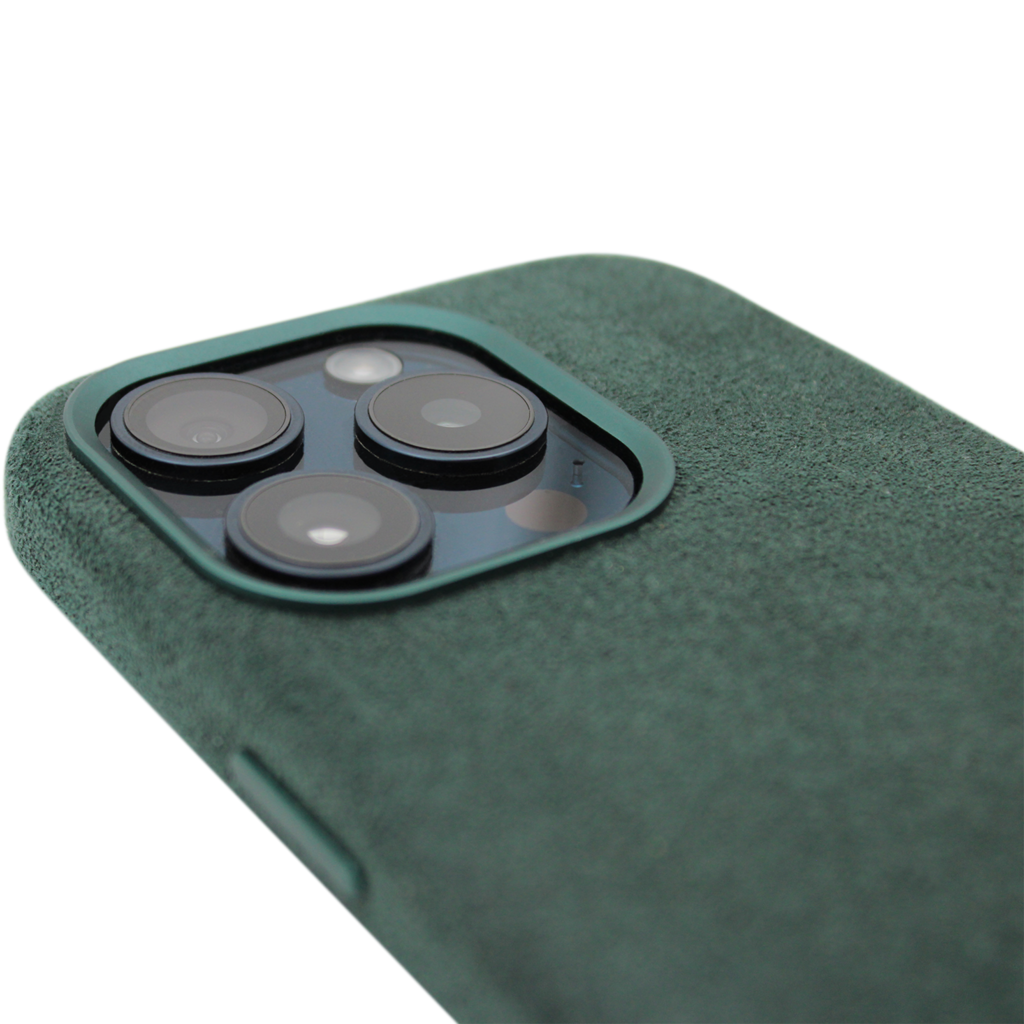 PROTARA Alcantara iPhone 14 Pro Case – Expedition Green