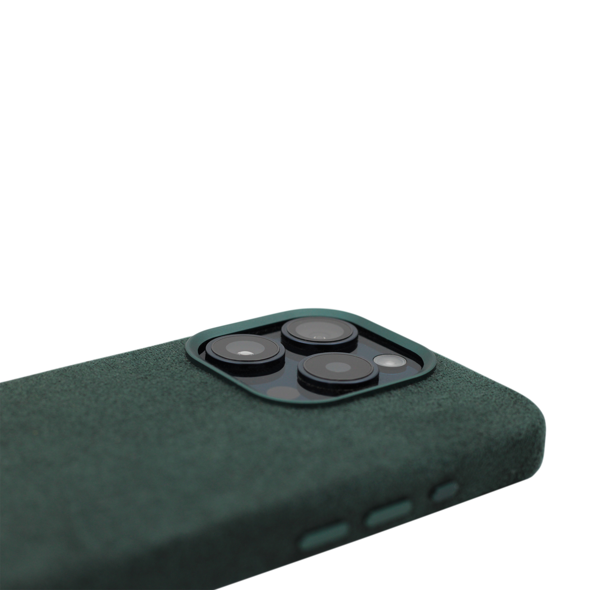 PROTARA Alcantara iPhone 16 Pro Case - Expedition Green