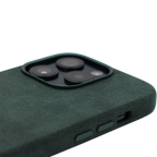 PROTARA Alcantara iPhone 14 Pro Case – Expedition Green