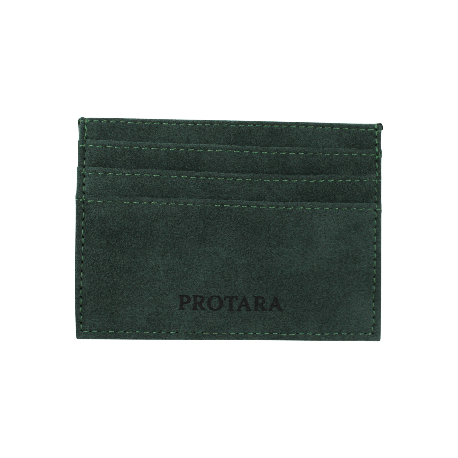PROTARA Alcantara Card Holder – Expedition Green