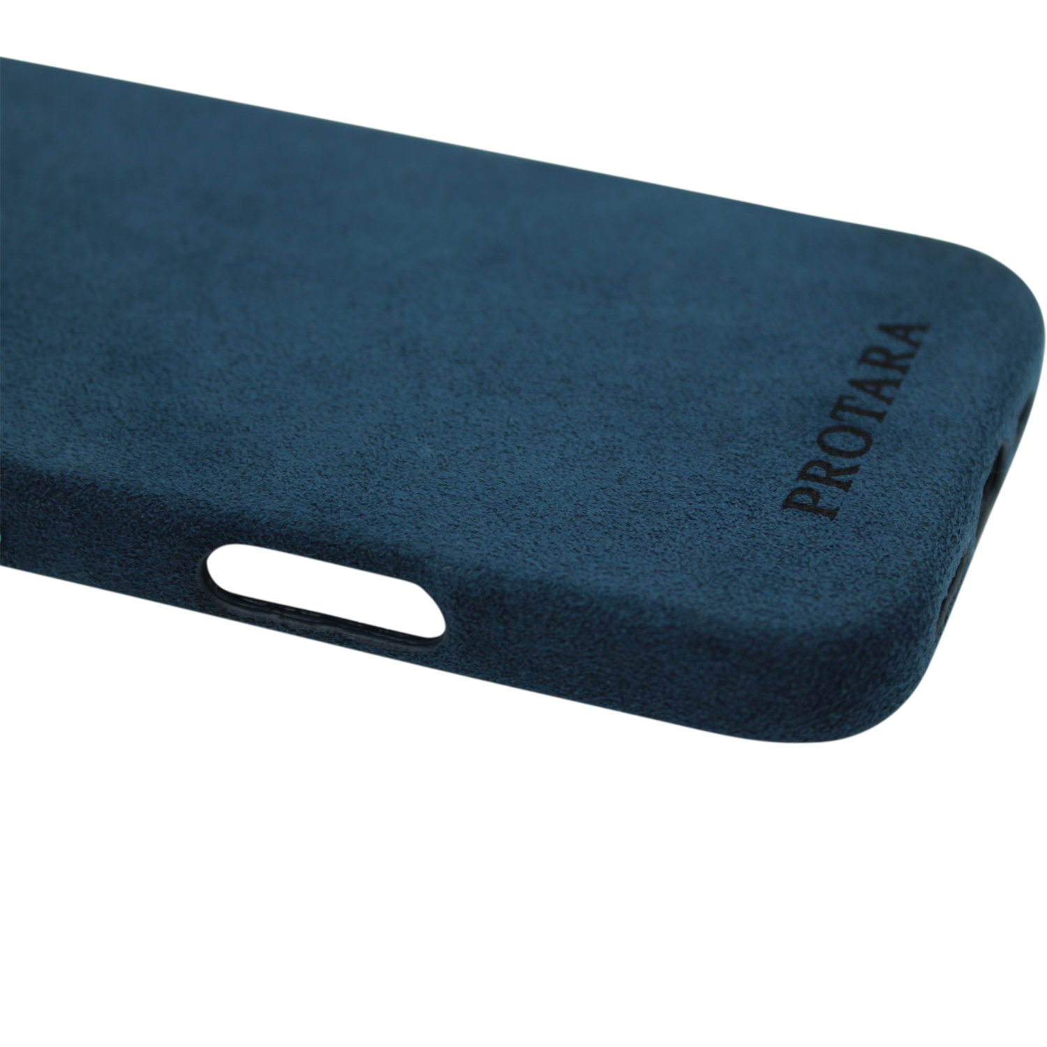 PROTARA Alcantara iPhone 16 Pro Case - Ocean Voyage Blue